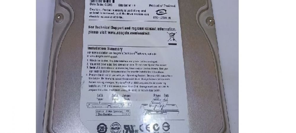 Кейс:  Seagate 7200.10 с клином двигателя